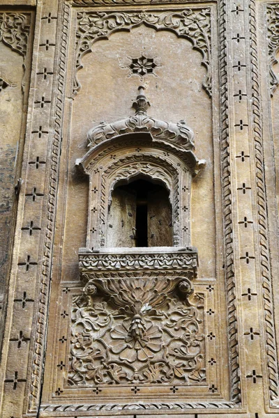 Hagyományos építészeti részletek Haveli vagy palota Jaisalmer, Rajasthan, India — Stock Fotó