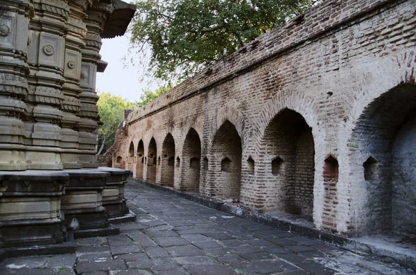 Prachtig gesneden Changa Wateshwar Temple, Saswad, Maharashtra, India — Stockfoto