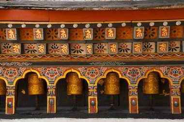 Dua tekerleri, Thimpu, Butan