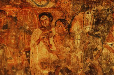 Resimler, Ajanta Mağaraları, Aurangabad Bölgesi, Maharashtra