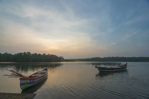 Achara Backwaters, Sindhudurga, Maharashtra, Índia — Fotografia de Stock