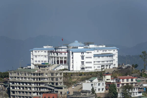 Nagaland Corporation gebouw, Hornbill festival, Nagaland, India — Stockfoto