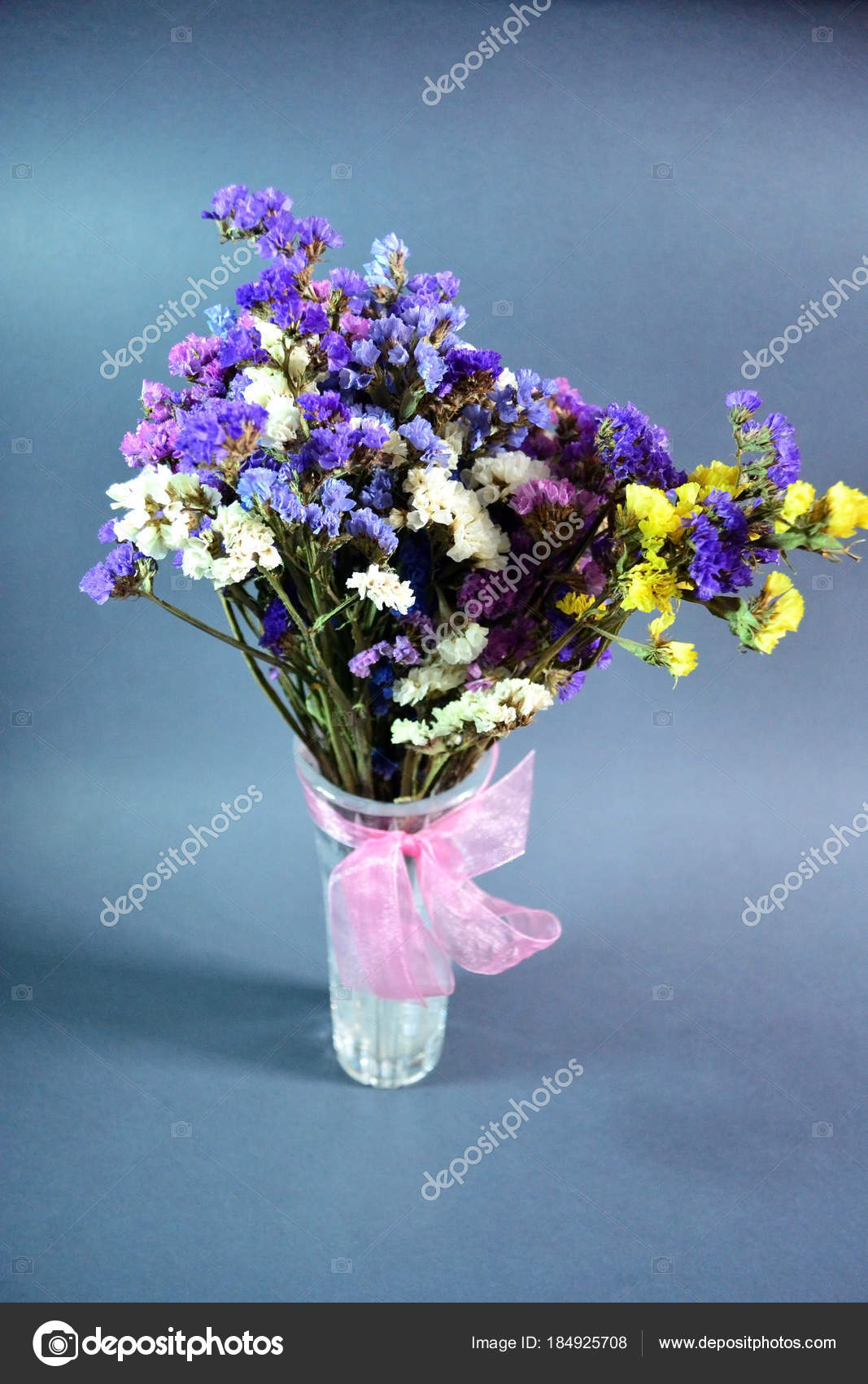 Bouquet Of Dry Flowers In A Vase Stock Photo C Crazyhurricane6