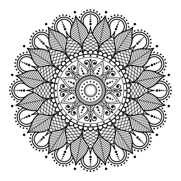 Ornamento Etnico Mandala Motivi Arabi Pakistani Marocchini Turchi Indiani — Foto Stock