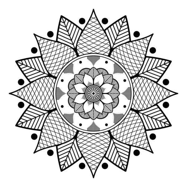 Ethnische Mandala Ornamente Arabische Pakistanische Marokkanische Türkische Indische Spanische Motive — Stockfoto