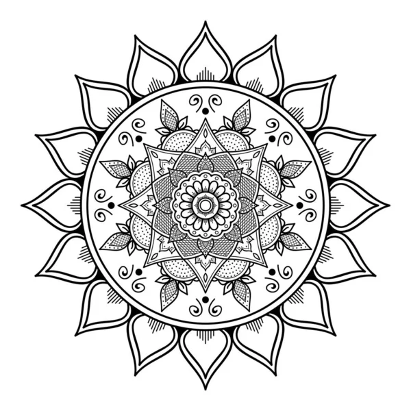 Ethnische Mandala Ornamente Arabische Pakistanische Marokkanische Türkische Indische Spanische Motive — Stockfoto