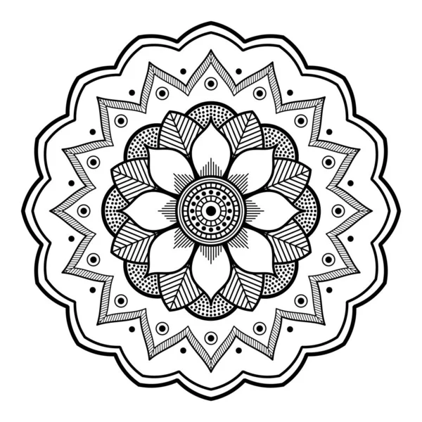 Etnische Mandala Ornament Arabisch Pakistan Marokkaanse Turkse Indiase Spaanse Motieven — Stockfoto