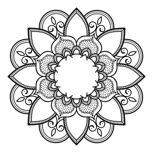 Ethnic Mandala Ornament. Arabic, Pakistan, Moroccan, Turkish, Indian, Spain motifs