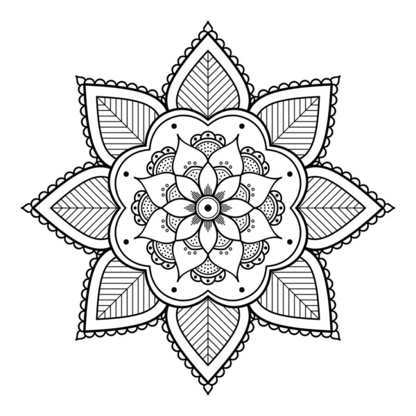 Ethnische Mandala Ornamente Arabische Pakistanische Marokkanische Türkische Indische Spanische Motive — Stockfoto