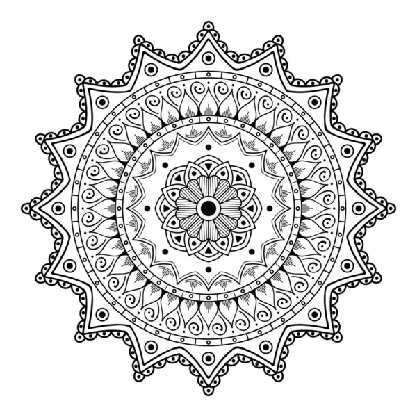 Ethnische Mandala Ornamente Arabische Pakistanische Marokkanische Türkische Indische Spanische Motive — Stockfoto