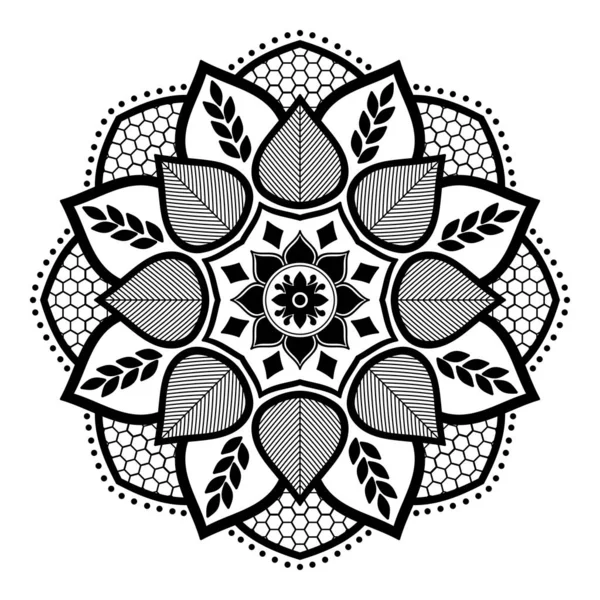 Ethnische Mandala Ornamente Arabische Pakistanische Marokkanische Türkische Indische Spanische Motive — Stockfoto