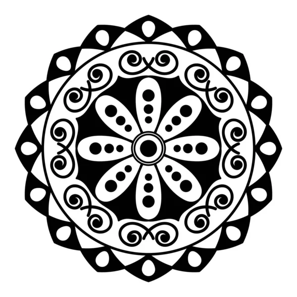 Mandala Dekoratives Rundes Ornament Kann Für Grußkarten Den Druck Von — Stockfoto