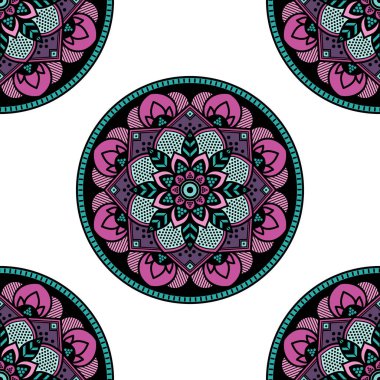 Beyaza izole edilmiş dekoratif etnik renk süsü. Tatil için iyi bir dekor. Yazdırma ve tebrik kartı için mükemmel.