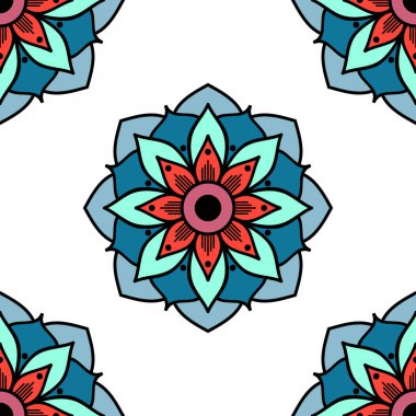 Beyaza izole edilmiş dekoratif etnik renk süsü. Tatil için iyi bir dekor. Yazdırma ve tebrik kartı için mükemmel.