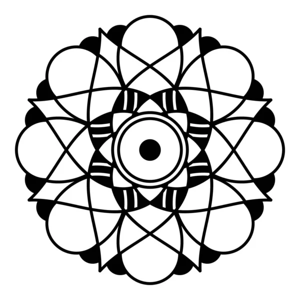 Mandala Dekoratív Kerek Dísz Használható Üdvözlőkártyához Telefonos Esettanulmányhoz Stb — Stock Fotó
