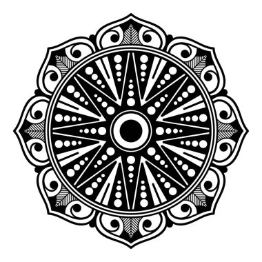 Soyut siyah beyaz çizgi çizimi, yetişkin ve büyük çocuklar için çevre çizimi