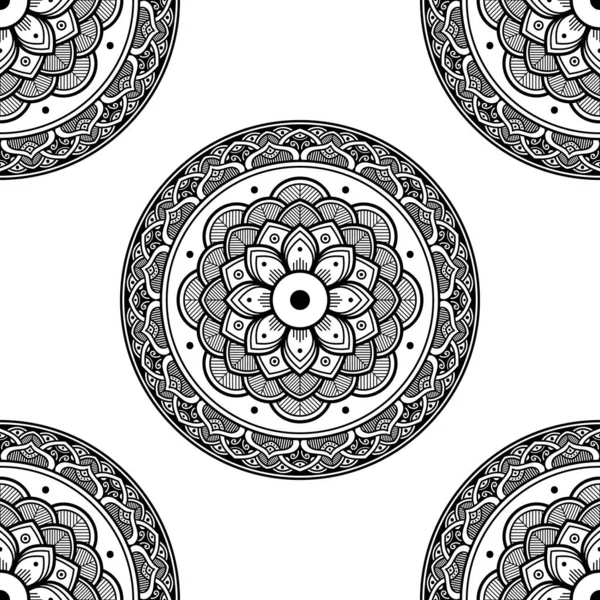 Mandala Decoratieve Ronde Ornament Kan Gebruikt Worden Voor Wenskaarten Telefoonhoesjes — Stockfoto