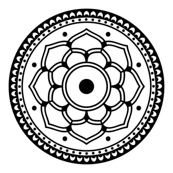 Ethnische Mandala Ornamente Arabische Pakistanische Marokkanische Türkische Indische Spanische Motive — Stockfoto