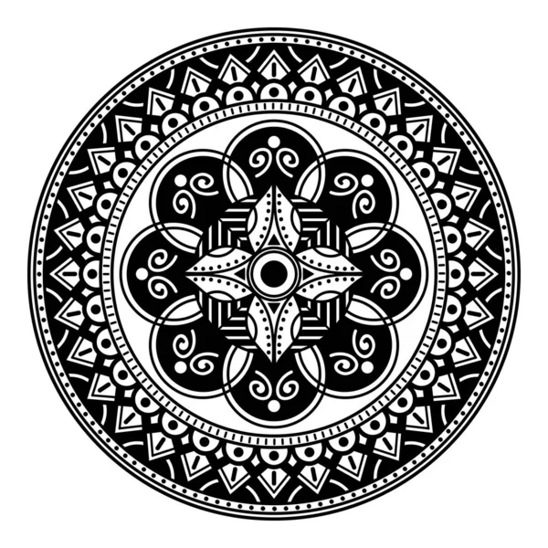 Etnische Mandala Ornament Arabisch Pakistan Marokkaanse Turkse Indiase Spaanse Motieven — Stockfoto