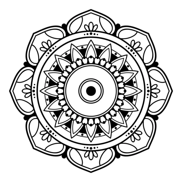 Ethnische Mandala Ornamente Arabische Pakistanische Marokkanische Türkische Indische Spanische Motive — Stockfoto