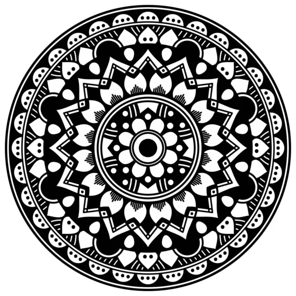 Ethnic Mandala Ornament Arabic Pakistan Moroccan Turkish Indian Spain Motifs — Stock Photo, Image