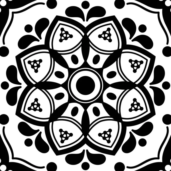 Mandala Ornamento Rotondo Decorativo Può Essere Utilizzato Biglietto Auguri Stampa — Foto Stock