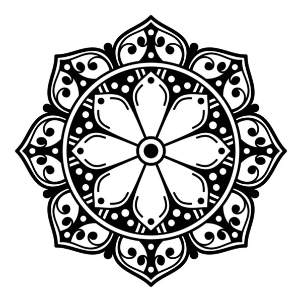 Mandala Decoratieve Ronde Ornament Kan Gebruikt Worden Voor Wenskaarten Telefoonhoesjes — Stockfoto