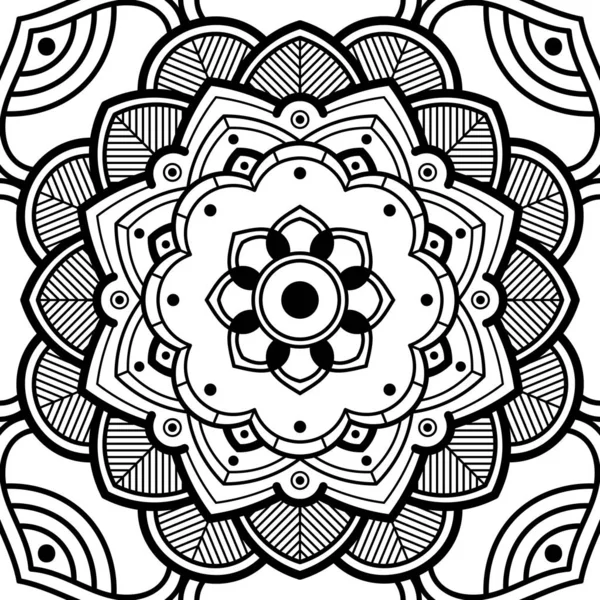 Ethnic Mandala Ornament Arabic Pakistan Moroccan Turkish Indian Spain Motifs — Stock Photo, Image