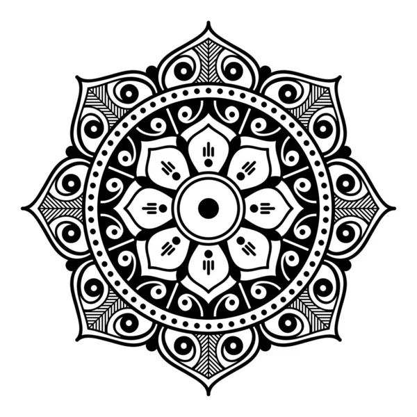 Abstract Mandala Coloring Page — Stock Photo, Image