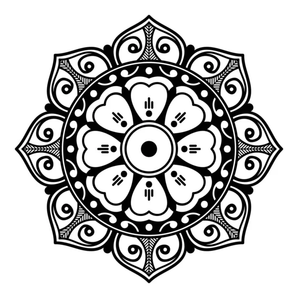 Abstract Mandala Coloring Page — Stock Photo, Image