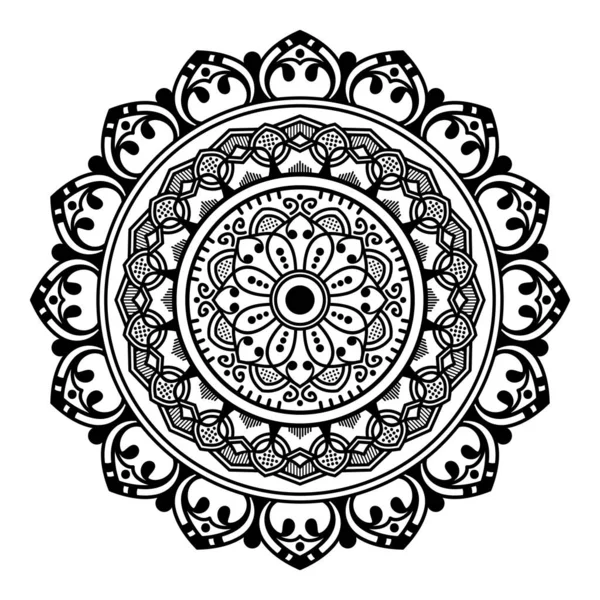 Abstract Mandala Coloring Page — Stock Photo, Image