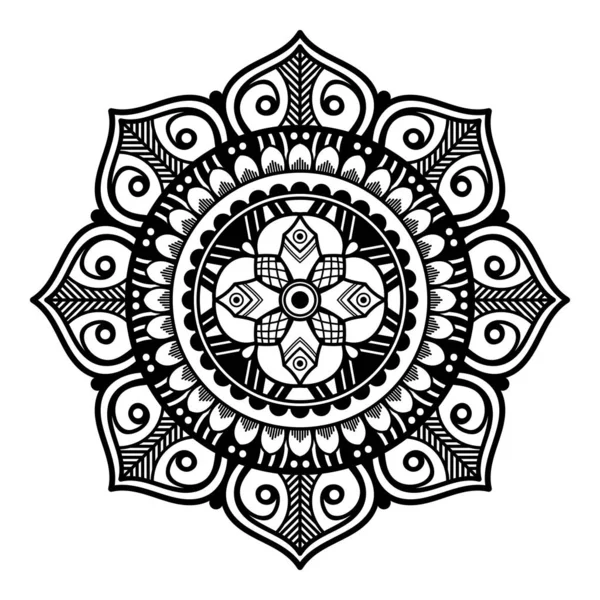 Mandala Abstrait Pour Colorier — Photo