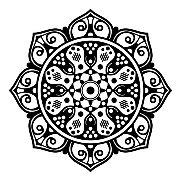 Abstract Mandala Coloring Page — Stock Photo, Image