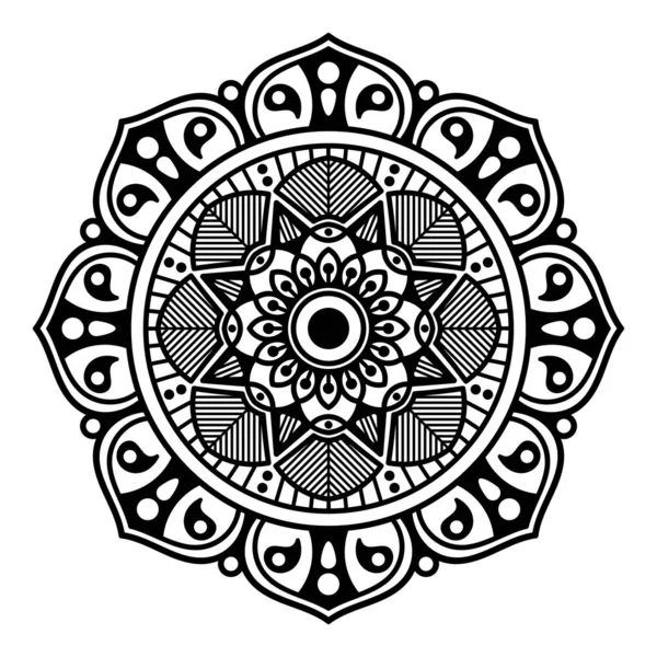 Abstract Mandala Coloring Page — Stock Photo, Image