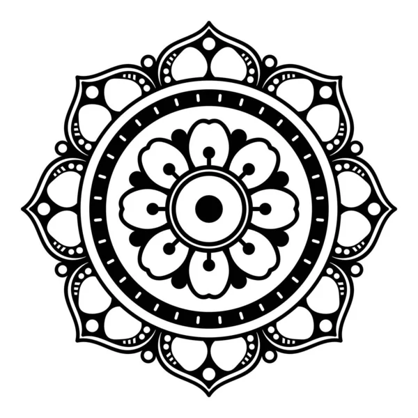 Abstract Mandala Coloring Page — Stock Photo, Image