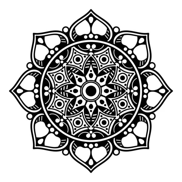 Αφηρημένη Mandala Για Χρωματισμό Σελίδα — Φωτογραφία Αρχείου
