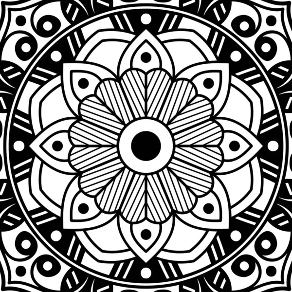 Αφηρημένη Mandala Για Χρωματισμό Σελίδα — Φωτογραφία Αρχείου