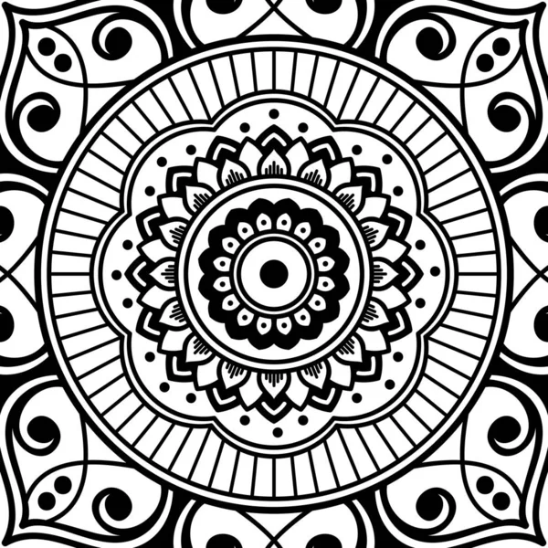 Ethnic Mandala Ornament Arabic Pakistan Moroccan Turkish Indian Spain Motifs — Stock Photo, Image