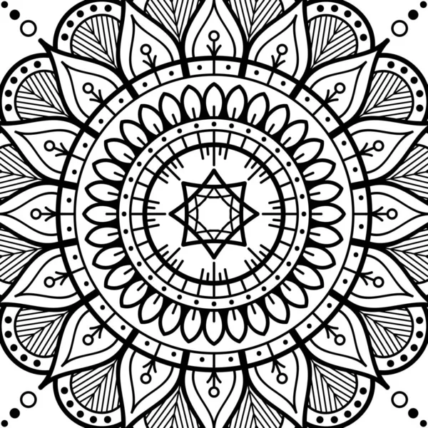 Mandala Ornamento Decorativo Pode Ser Usado Para Cartão Saudação Telefone — Fotografia de Stock