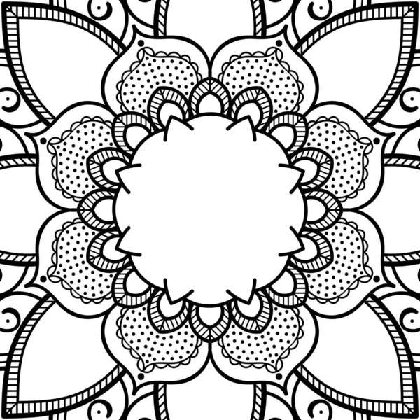 Adorno Decorativo Mandala Puede Utilizar Para Tarjeta Felicitación Impresión Caja —  Fotos de Stock
