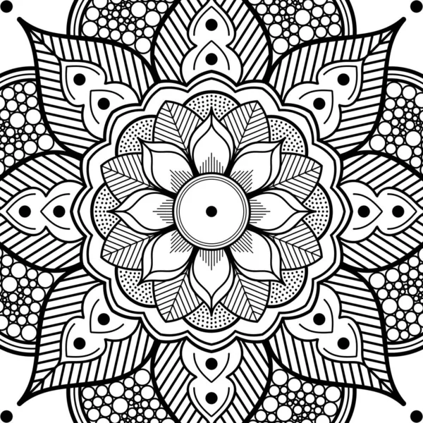 Mandala Decoratieve Ornament Kan Gebruikt Worden Voor Wenskaarten Telefoonhoesjes Enz — Stockfoto