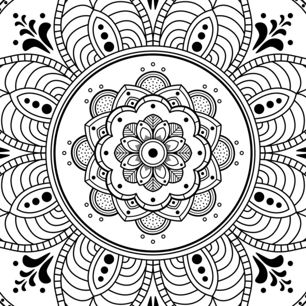 Adorno Decorativo Mandala Puede Utilizar Para Tarjeta Felicitación Impresión Caja —  Fotos de Stock