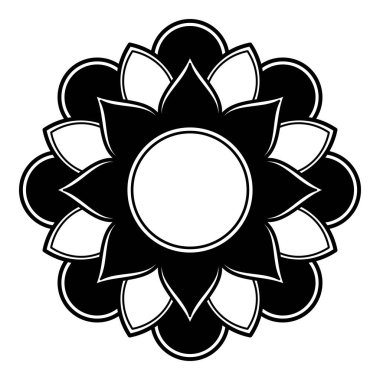 Boyama kitabı, tebrik kartı, telefon kılıfı baskısı için mandala şeklinde dairesel desen. Stres önleyici terapi kalıpları, yetişkinler için boyama. El çizimi arkaplan, soyut yuvarlak süs.