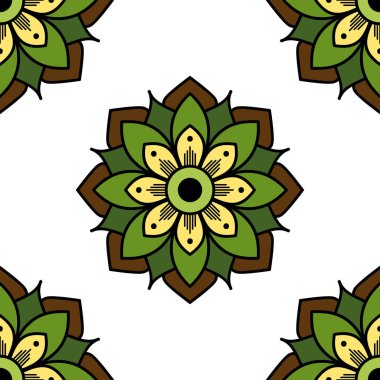 Beyaza izole edilmiş dekoratif etnik renk süsü. Tatil için iyi bir dekor. Yazdırma ve tebrik kartı için mükemmel.