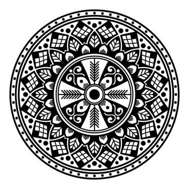 Soyut siyah beyaz çizgi çizimi, yetişkin ve büyük çocuklar için çevre çizimi.