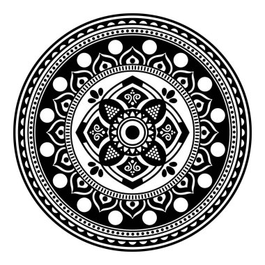 Soyut siyah beyaz çizgi çizimi, yetişkin ve büyük çocuklar için çevre çizimi.