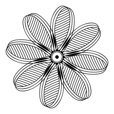 Mandala deseni siyah ve beyaz. İslam, Arapça, Pakistan, Fas, Türkçe, Hindistan, İspanya motifleri. El çizimi arka plan. Boyama kitabı ve tebrik kartı olarak kullanılabilir.