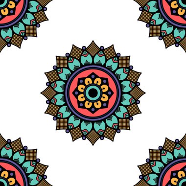 Beyaza izole edilmiş dekoratif etnik renk süsü. Tatil için iyi bir dekor. Yazdırma ve tebrik kartı için mükemmel.