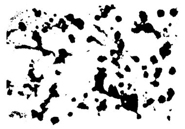 siyah vektör boyama splatter damla