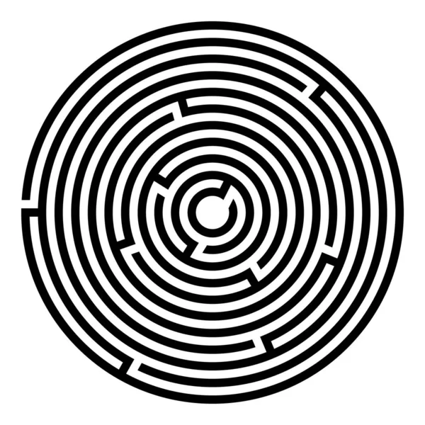 Giriş ve çıkışı olan labirent vektörü